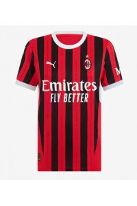 Fotbalové Dres AC Milan Dámské Domácí Oblečení 2024-25 Krátký Rukáv